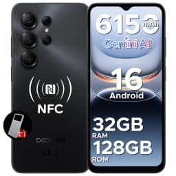 DOOGEE Note56X Pro VIP Edition Android Smartphone 16 "Battery 6150 mAh 32Go RAM (4 + 28) 128go ROM Compatible Google Pay