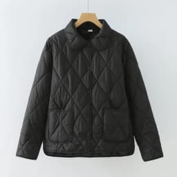 Stylish Lightweight Cotton Jacket for Women Warm Flap Collar Loose Fit Autumn Winter Coat Comfortable Breathable Female Outer...