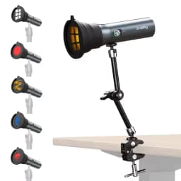 SmallRig RF 10C RGB LED Video Light Photography Flashlight 7500mAh Alloy Patterned Light 4-Color Fill Light with 20 Patterned
