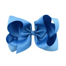 BABY BOWS 1Pcs 6inch Solid Colors Grosgrain Ribbon Hair Clips for Girls Large Hairpins Boutique Barrettes Kids Hair Accessories
