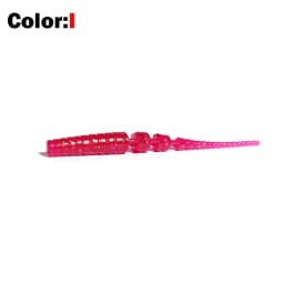 OUTKIT 4cm 5cm Fishing Soft Worm Lures Pin Tail Ice Fishing Bait Soft Polaris Sinking Lure Pesca Cheap Silicone Fishing Tackle