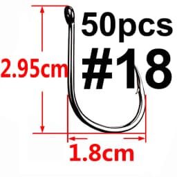 100/50/25 pcs Iseama Carp Fishing Hook Offset Circle Hook Single Fly Fishing Jig Hook Barbed Sea Fishhook Tackle Accessories