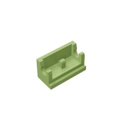 MOC PARTS GDS-829 Hinge Brick 1 x 2 Base compatible with lego 3937 pieces of children's toy Assembles Building Blocks Technical