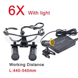 4X 5X 6X 8X 6x Dental Loupes Binnocular Magnifying Glass Medical Magnifier Surgical Loupe Dentist Tools Surgery Dentistry