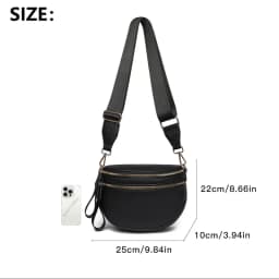 100% Top Layer Genuine Cowhide Leather Saddle Bag Luxury Handbags Women Bags Designer Crossbody Shoulder Bags for Women Commute