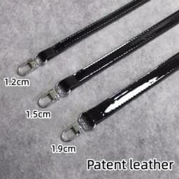 Black Lady's Bag PU Leather Shoulder Strap Crossbody Bag Belt adjustable Replace Handle Accessories