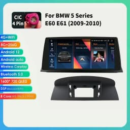 10.25 Android 13 Autoradio For BMW 5 Series E60 E61 CCC CIC 2005-2010 Multimedia Player 4G Carplay 2din Car radio GPS Stereo RDS