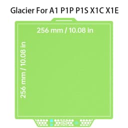 BIQU Panda Build Plate CryoGrip Pro Glacier/Frostbite Spring Steel 2-Sided Textured for BambuLab P1P P1S P2S A1 X1 3D Printer