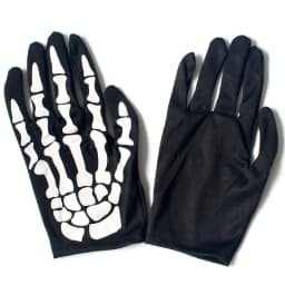 Short Halloween Ghost Gloves Halloween cosplay Skeleton Performance Gloves Performance Prop Bones