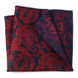 Pocket Square Silk Jacquard Woven Red Orange Handkerchief Fashion Men Suit Pocket Hanly Wedding Business Party Suit Set Handker