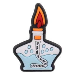 1-17Pcs PVC Science Lab Equipment DIY Shoe Charm Children Button Clog Test Tube Sandals Decorations Birthday Gift
