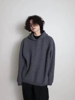 2026 Autumn Winter Simple Solid Color Knitted Men's Hoodie Tops Korean Fashion Casual Loose Hooded Sweatshirt Coats Streetwear