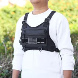 Multi Functional Tactical Chest Bag Fashionable Hip-Hop Street Chest Bag Waterproof Breathable Oxford Couple Bag Sports Backpack