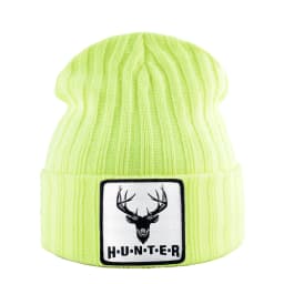 Knitted Skullies Beanie With Animals Patch Men Women Outdoor Casual Sport Hats Autumn Winter Solid Color Hip Hop Beanies