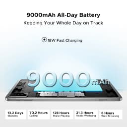 DOOGEE Tab G6 Pro Tablet PC Android 16 Gemini AI 12'' 2K Display 9000mAh Battery 8GB RAM 128GB ROM Ultra-thin Body Smart Pad