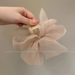 Elegant Stylish Net Ponytail Braid Claw Clip Hairpin Gift Headwear