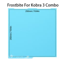 BIQU Panda Build Plate CryoGrip Pro Glacier/Frostbite Spring Steel 2-Sided Textured for BambuLab P1P P1S P2S A1 X1 3D Printer
