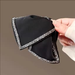 1PC Elegant Retro Style Large Hair Clip, Embellished with Rhinestones, Non Slip, Strong Grip Thick Hair Accessory, Fashionable