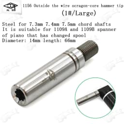Piano Tuning Repair Tools Tuning 1131 Wrench Head Sleeve Piano Tool