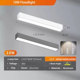 Ultra Slim Magnetic Track Light 6mm Surface Mounted Ceiling Rail Home Flood Grille Spot DC48V Modern LED Lamp Black White