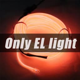 EL Wire 5/4/3/2/1Color 1M Illuminated Lights with Neon Lights DIY Combination Multicolor Lights AA Batteries USB Prom LED Strips