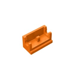 MOC PARTS GDS-829 Hinge Brick 1 x 2 Base compatible with lego 3937 pieces of children's toy Assembles Building Blocks Technical