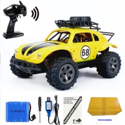 KY-1816A RC Classic Beetle 1:18 Remote Controlled Car Model High Speed Off Road Children's Remote Controlled Car Toy for Kids