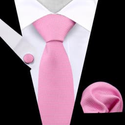 Business Tie For Men Set Necktie Cufflink Classic Handkerchief Suit For Wedding High Quality Stripe Tie Set Formal Gravata Gift