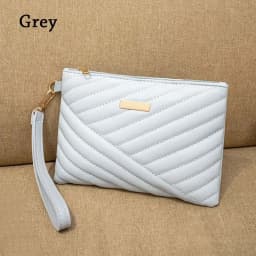 Women Stylish Leather Wristlet Bag Portable Envelope Bag Clutch Wallet Small Purse Traveling Backpack Shopping Bag Accessories