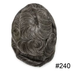 Men's capillary prothesis 0.12-0.14mm Injection Skin Toupee Men Wigs Male Hair Prosthesis Natural Human Hair System Wigs For Men