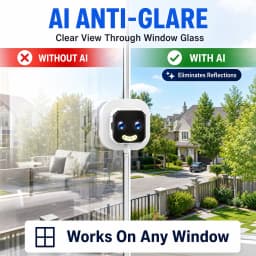 OKAM PRO Window Camera Dual Lens 10X ZOOM 5G WIFI Camera HD 10MP Dual Stand Night Vision Bidirectional Intercom Mobile Detection