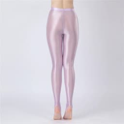 Sexy Women Thin Sheer See Through Pants Elastic Sexy Tight Silk Shiny Pencil Pant Oil Glossy Candy Color Yoga Leggings