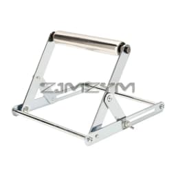 Foldable Stainless Steel Stand with One Roller Adjustable Cutting Machine Support Frame Material Support Bracket For Cutting
