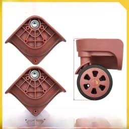 Universal Luggage Wheel Replacement Parts Quiet Universal Spinner Wheels Repair for Suitcase Password Box Shock Absorption