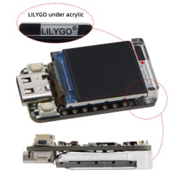 LILYGO® T-QT Pro ESP32-S3 GC9107 0.85 Inch LCD Display Module Development Board WIFI Bluetooth Full Color 128*128 Screen