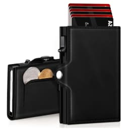 2025 New Fashion True Pickup Bag Automatic Pop up Metal Wallet RFID Anti theft Brush Large Capacity Card Clip for Men and Women