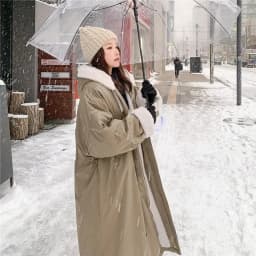 Lamb wool Cotton Jacket Women's Korea Loose 2026 New Winter Plus velvet Snow Parkas Warm Hooded Coat Casual Female Long Overcoat