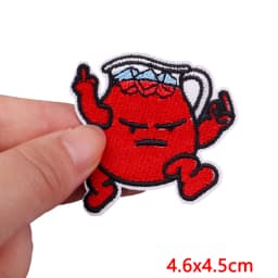 Animal Cat Possum Fox Patch Cartoon Embroidery Patch Iron On Patches For Clothing Thermoadhesive Patches On Clothes Sewing Badge