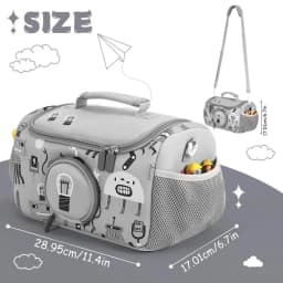 Figures Storage Bag Storage Carrying Case for Toniebox Organizer Case Storage Holder Box for Tonies Characters & Audio Player