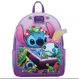 Beauty and Beast Beauty Colorful Glass Mini Backpack Cartoon Double Shoulder Women Portable Backpack