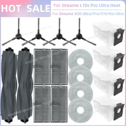 Fit For Dreame L10s Pro Ultra Heat / L10s Ultra Gen 2 / D20 Ultra / Mova E30 Ultra / P10 Ultra Brush Filter Mop Cloth Bag