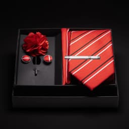 JEMYGINS New Designer Silver Gray Ties For Men Wedding Party Neck Tie Pocket Square Cufflink Pin Gift Box Set Gravat Accessories