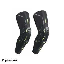 2-Pack Knee-Mounted Protective Gear, Breathable Mesh Polyester Blend Anti-Collision Compression Knee Sleeves with Upgraded Impact-Absorb Pads for Basketball, Running