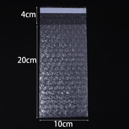 10-50pcs/lot Clear Self-adhesive Double Sided Bubble Bags Packaging Pouches Jewelry Bead Small Accessories Shipping Packaging