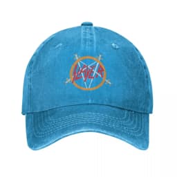 Heavy Slayer Band Baseball Caps Vintage Distressed Denim Metal Sun Cap Unisex Style Outdoor Workouts Caps Hat