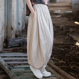 Johnature Women Bloomers Pants Solid Color Elastic Waist Spring Ramie Trouser Pockets 2025 New Loose Women Vintage Long Pants