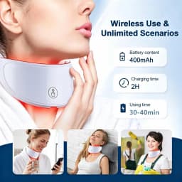 Neck LED Mask 7 Colors Photon Anti-Wrinkle Skin Brightening Neck Beauty Mask Skin Tightening Lifting Neck Daily Beauty Care