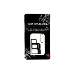 NanoSIM Card to Micro Standard Adapter Converter For Tablet Phone SIM Card Adapter Convert Universal Phones For Nano Sim 4 In 1