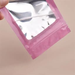 20pcs Zip Lock Bag Laser Plastic Jewelry Storage Bag DIY Earrings Necklace Bracelets Beads Gift Organizer Retail Packaging Pouch