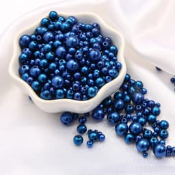 150Pcs Mix Size 3-8mm Beads With Hole Colorful Pearls Round Acrylic Imitation Pearl for DIY Jewelry Making Necklace Bracelet